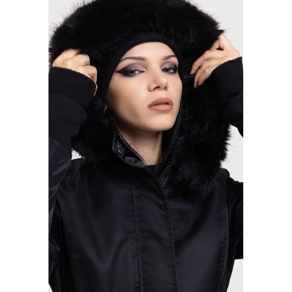 Killstar - LUNAR ECLIPSE Manteau parka - Noir